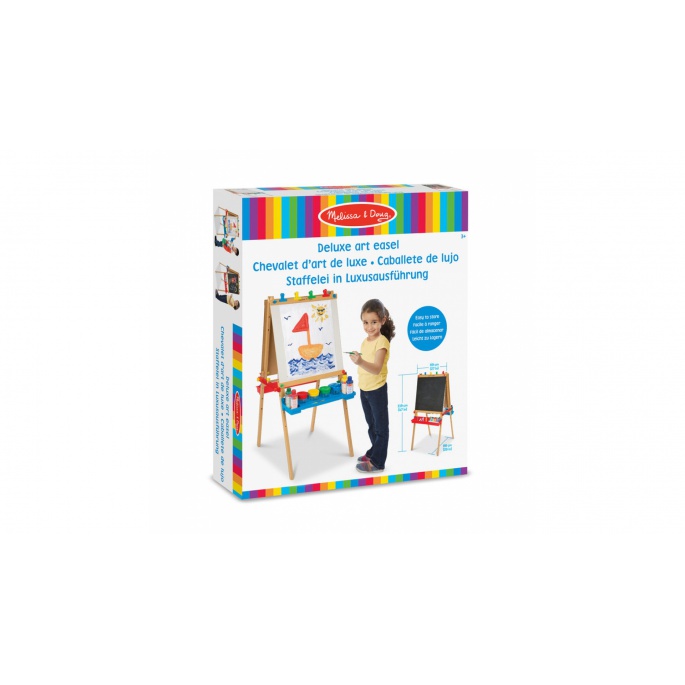 TILBUD: Melissa & Doug dobbeltsidet staffeli + kikkert med kompas GRATIS