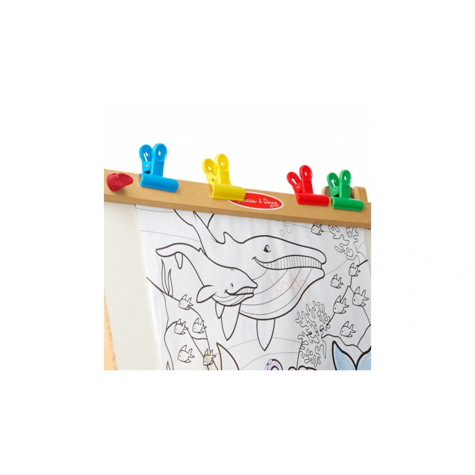 TILBUD: Melissa & Doug dobbeltsidet staffeli + kikkert med kompas GRATIS