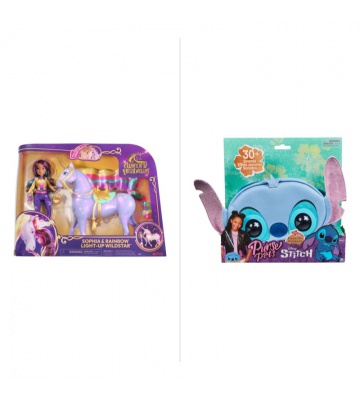 AKCE: Jednorožčí akademie světelný jednorožec s panenkou +Purse Pets Stitch kabelka ZDARMA