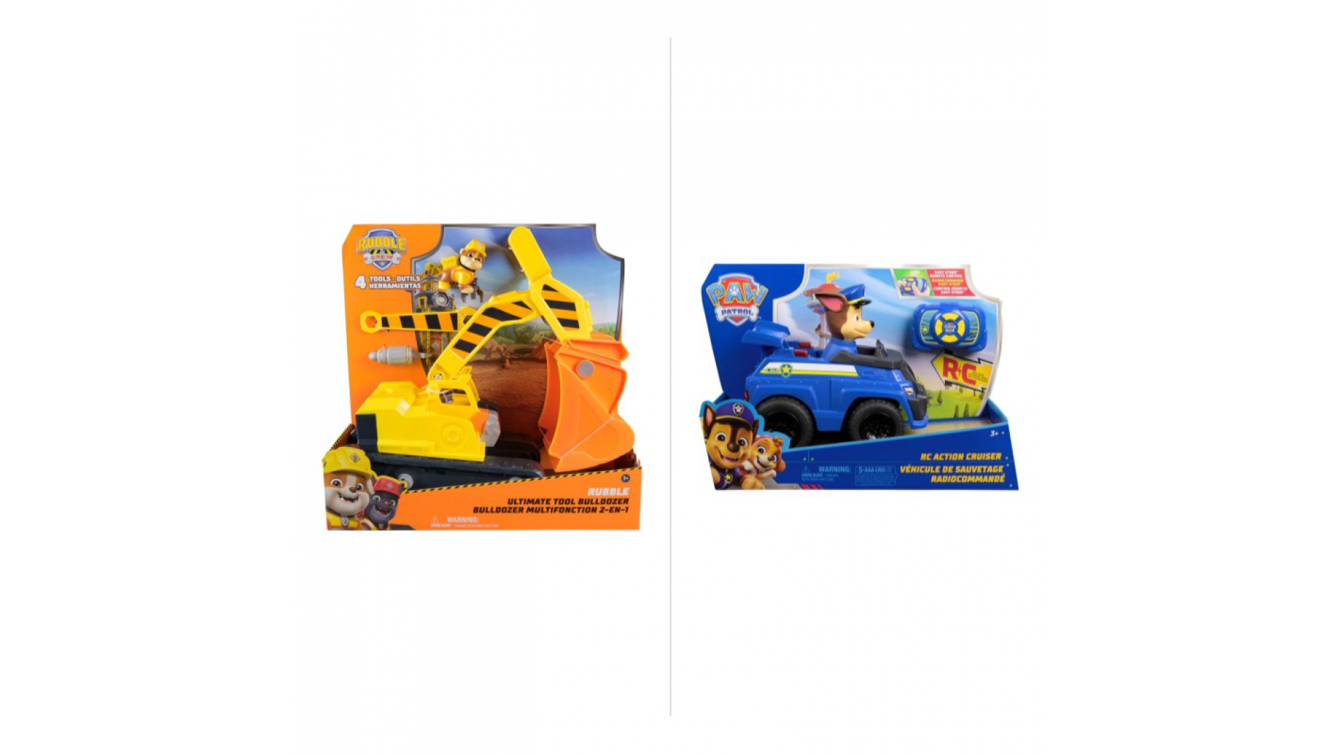 Set avantajos: Rubble și echipa excavator cu șenile + Patrula Cățelușilor vehicul Chase - reducere 25 %