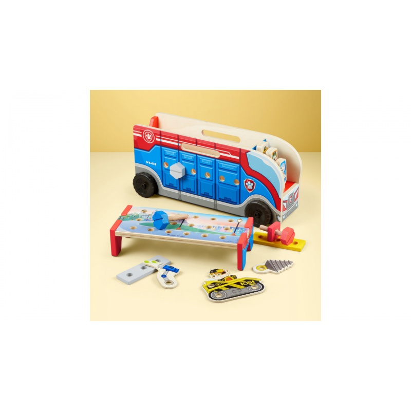TILBUD: Melissa & Doug træ redningskøretøj Paw Patrol + rygsæk med tilbehør GRATIS