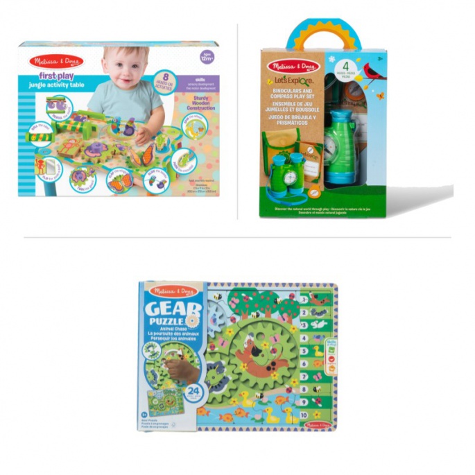 OFERTA: Melissa & Doug mesa interactiva selva + prismáticos con brújula + rompecabezas GRATIS