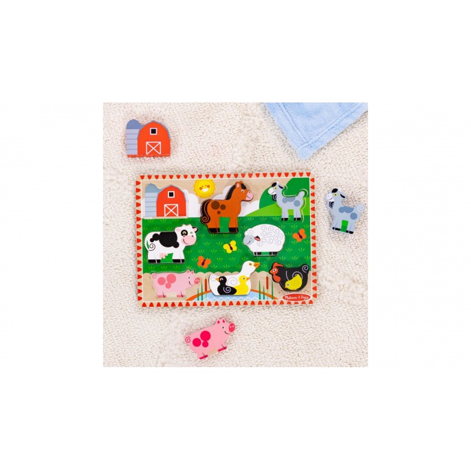 Set de oferta: Melissa & Doug Bubble Tea + rompecabezas con efectos + rompecabezas de animalitos con descuento del 25 %