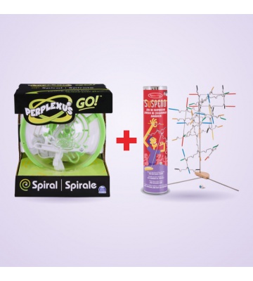 Οικονομικό σετ: Perplexus Go σπείρες + Melissa & Doug παιχνίδι ισορροπίας με έκπτωση 25 %