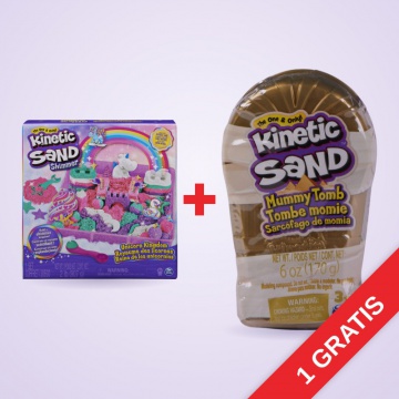 OFFERTA: set Kinetic Sand regno degli unicorni + set piccolo mummia OMAGGIO