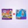 Set conveniente: Kinetic Sand produzione pizza + sorpresa neve con sconto 25 %