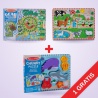 ΠΡΟΣΦΟΡΑ: Melissa & Doug ξύλινα παζλ με εφέ 2 + 1 ΔΩΡΕΑΝ