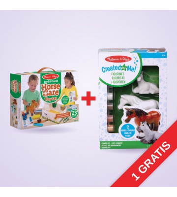 OFFERTA: Melissa & Doug set cavallo di peluche nella stalla + creazione creativa di figurine di cavalli GRATIS