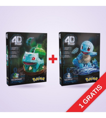 OFFRE SPÉCIALE : Puzzle Pokémon Bulbizarre 3D + Puzzle Pokémon Carapuce 3D GRATUIT