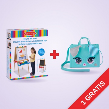 AKCIJA: Melissa & Doug obojestranski slikarniški stalak + Purse Pets interaktivna torbica BREZPLAČNO