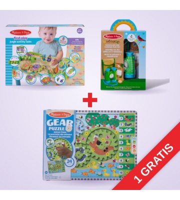 OFFERTA: Melissa & Doug tavolo interattivo giungla + binocolo con bussola + puzzle GRATUITI