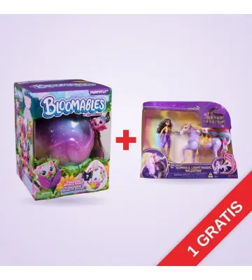 ERBJUDANDE: Hatchimals Bloomables knopp + Enhörningsakademin figurer Sophia & Wildstar GRATIS