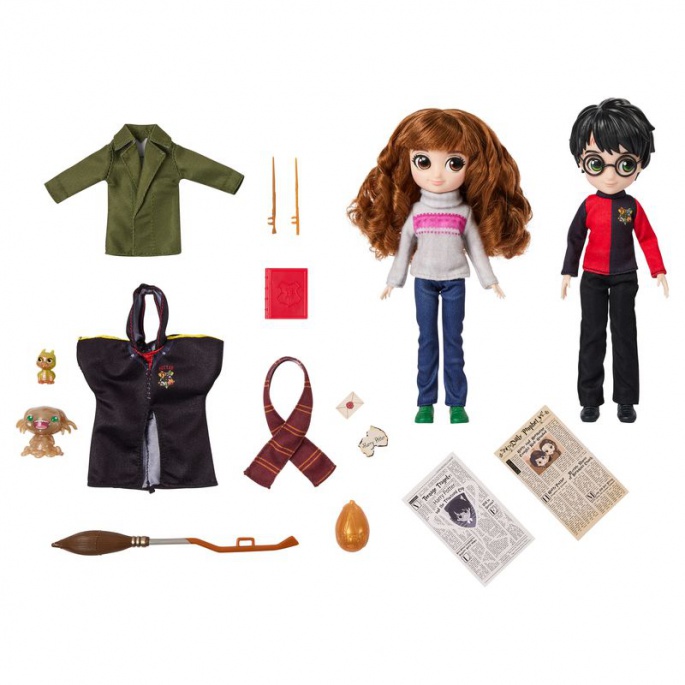 Harry Potter dvojbalení figurky Harry & Hermiona 20 cm