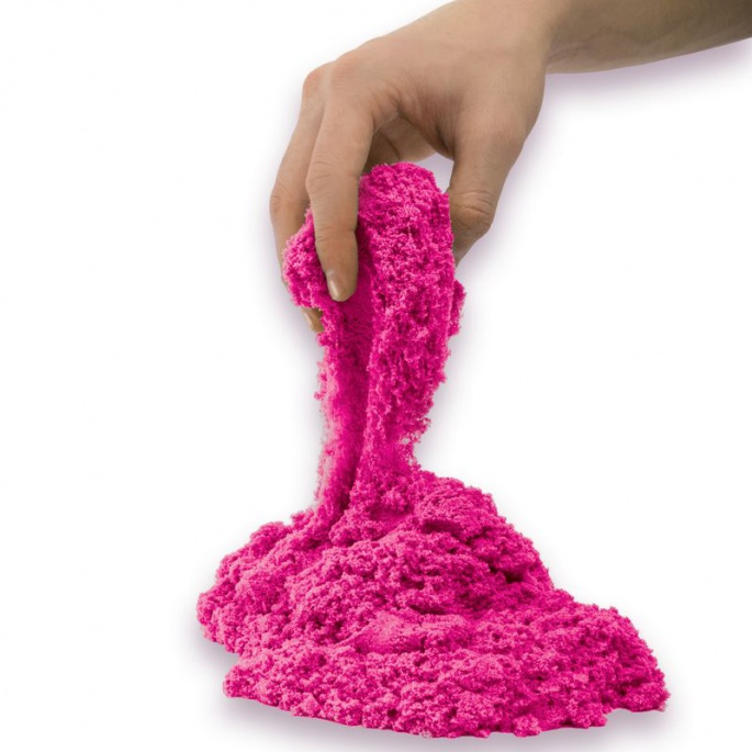 Kinetic Sand förpackning med rosa sand 0,9 kg