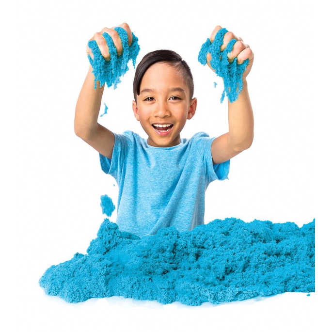 Kinetic Sand förpackning blå sand 0,9 kg