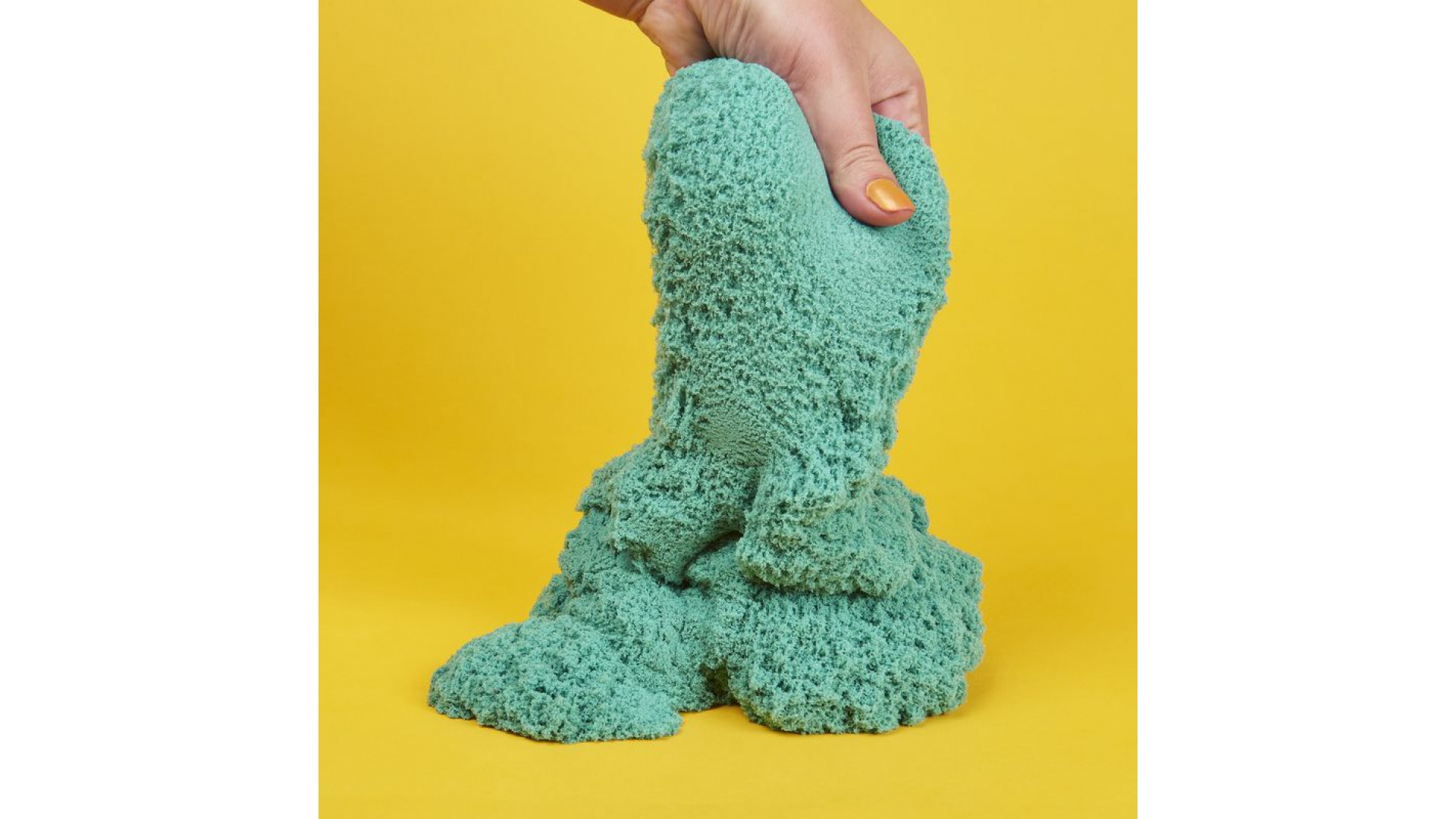 Kinetic Sand balenie trblietavého modrozeleného piesku 0,9 kg