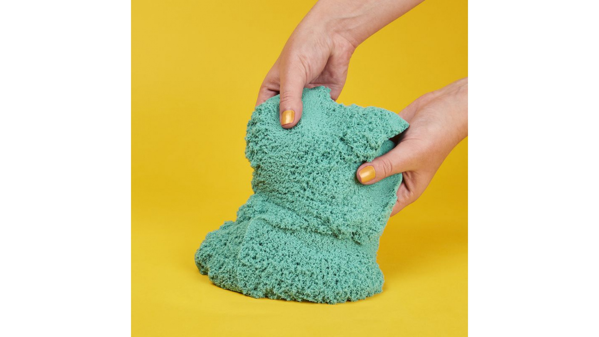Kinetic Sand balenie trblietavého modrozeleného piesku 0,9 kg