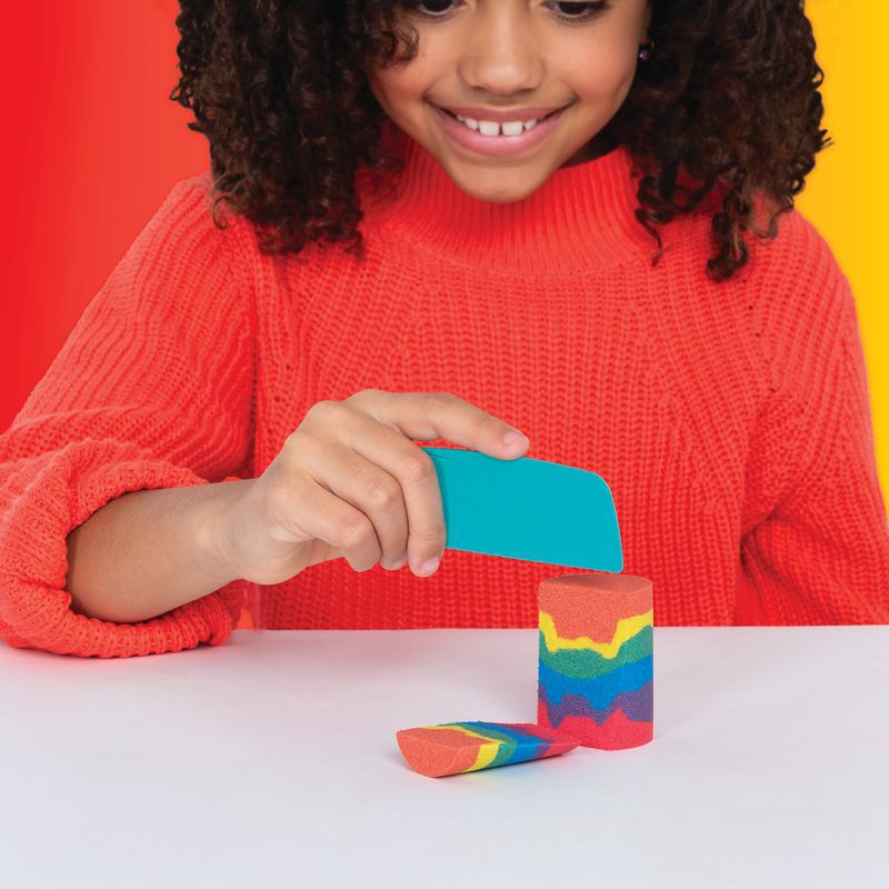 Kinetic Sand regnbågs lekset