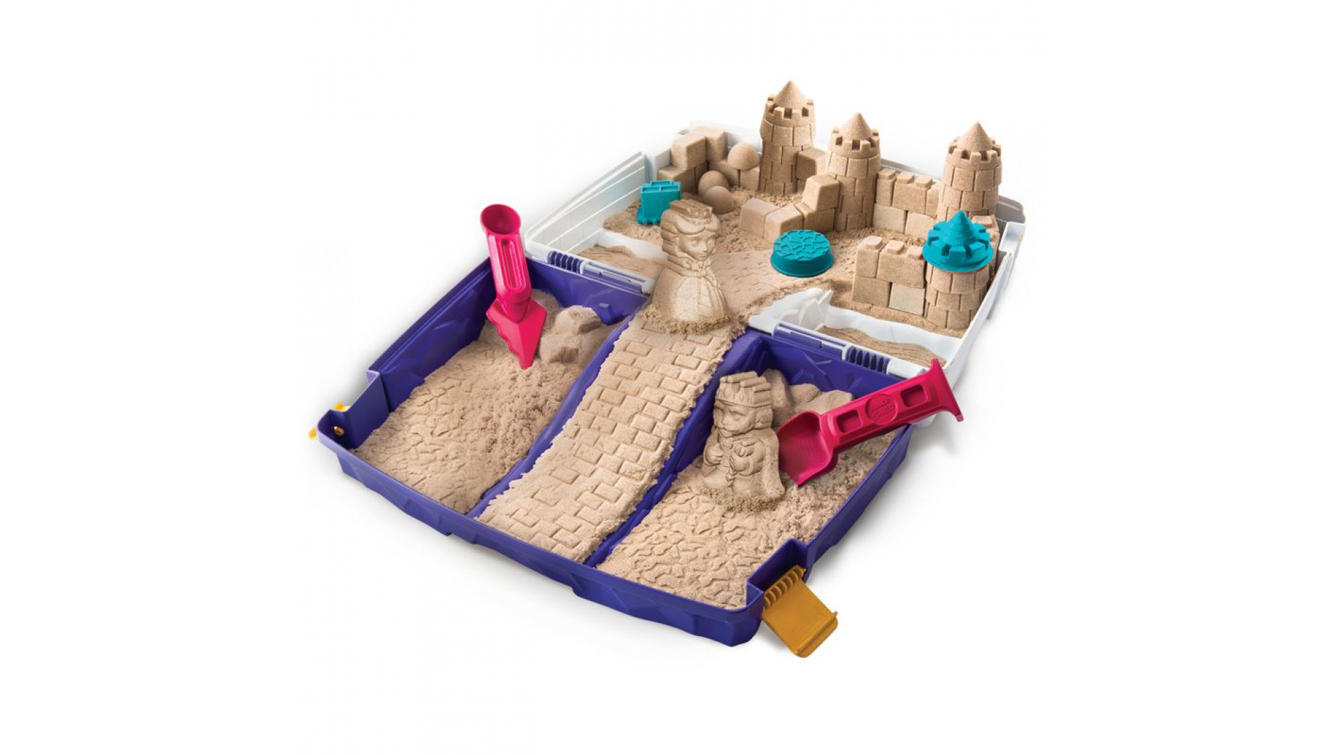 Set mare de joacă Kinetic Sand cu matrițe