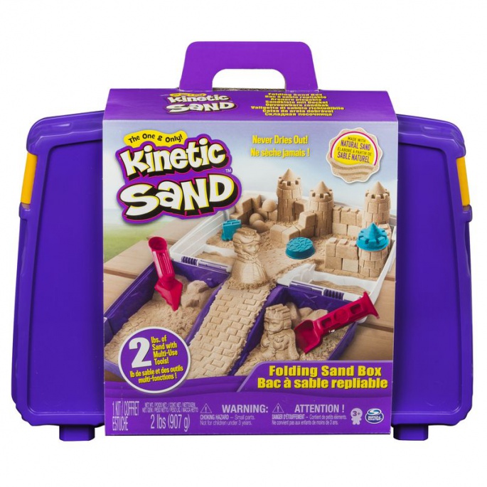 Kinetic Sand μεγάλο παιχνιδότοπο με καλούπια