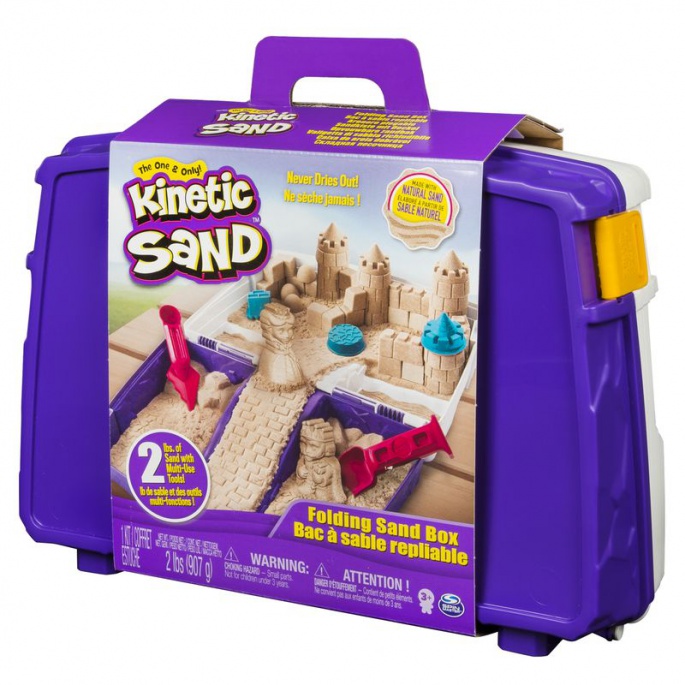 Kinetic Sand μεγάλο παιχνιδότοπο με καλούπια
