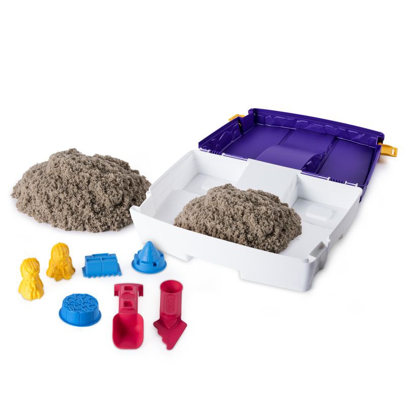 Kinetic Sand μεγάλο παιχνιδότοπο με καλούπια