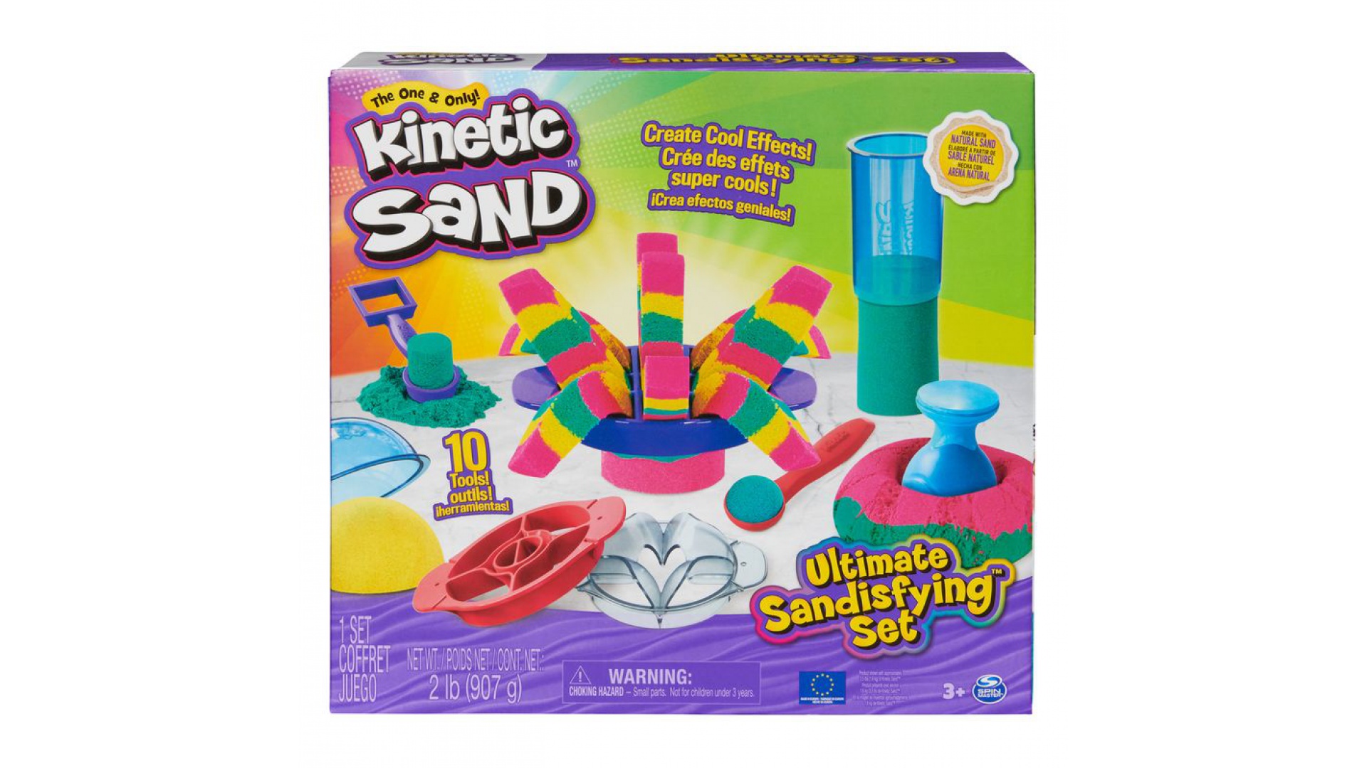 Levně Kinetic Sand ultimátní sada písku s nástroji