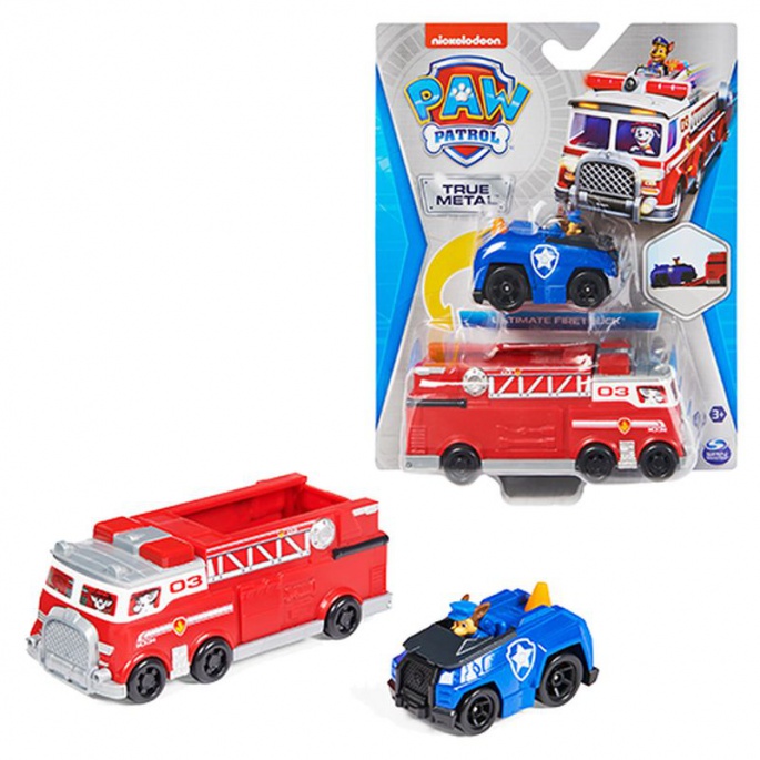 Tlapková patrola hasičský vůz die-cast s autíčkem