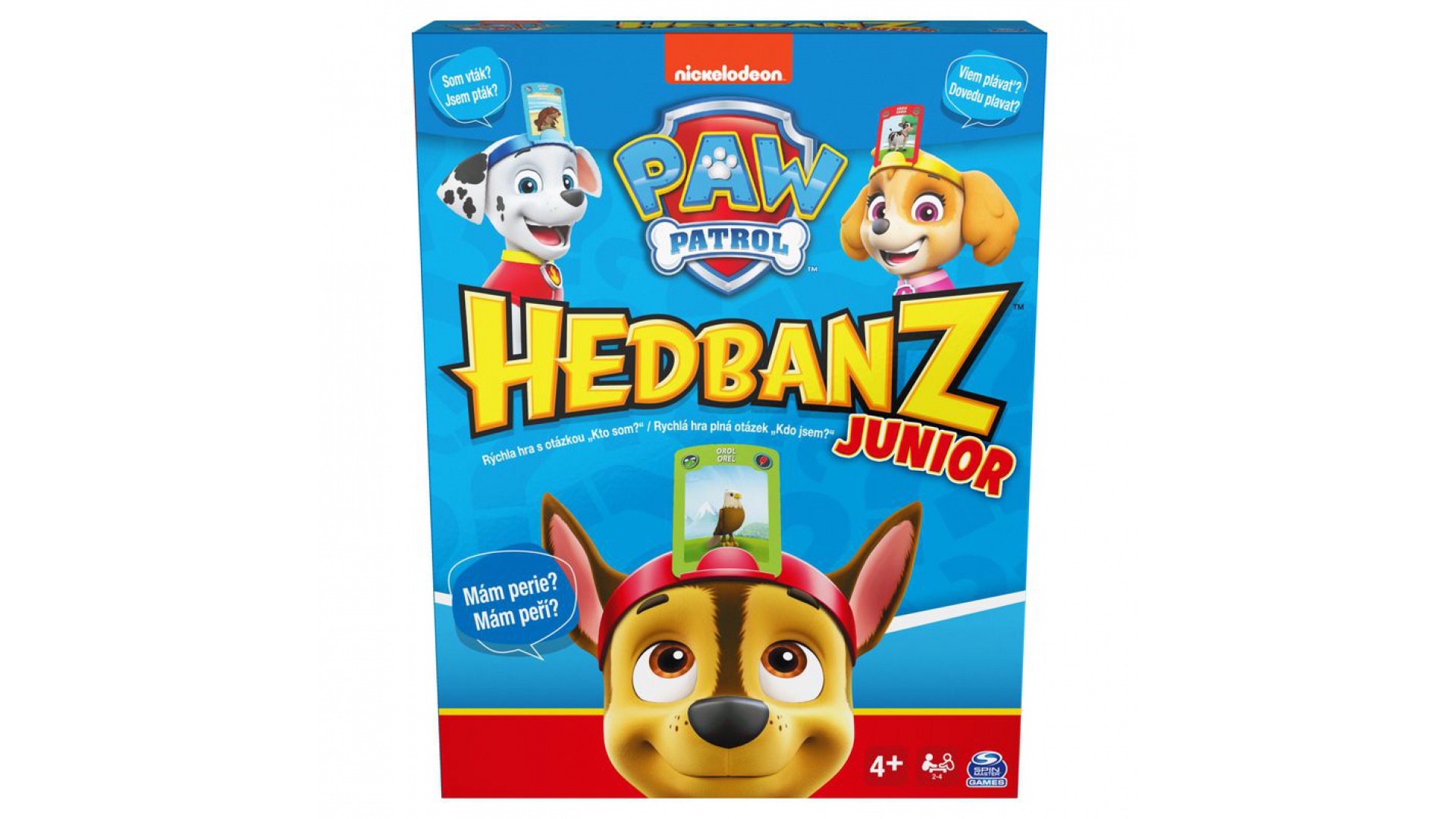 Spin Master Games společenská hra hádanek Hedbanz Tlapková patrola Junior