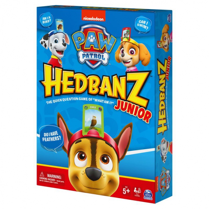 Spin Master Games sällskapsspel gissningsspel Hedbanz Paw Patrol Junior