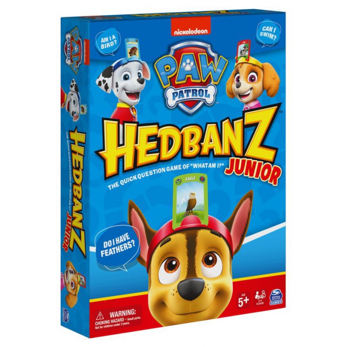 Spin Master Games sällskapsspel gissningsspel Hedbanz Paw Patrol Junior