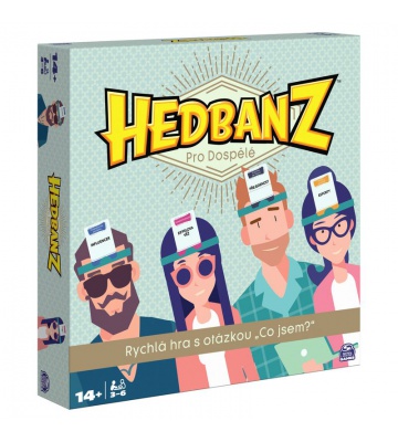 Spin Master Games Hedbanz Hra pro dospělejší - česká verze