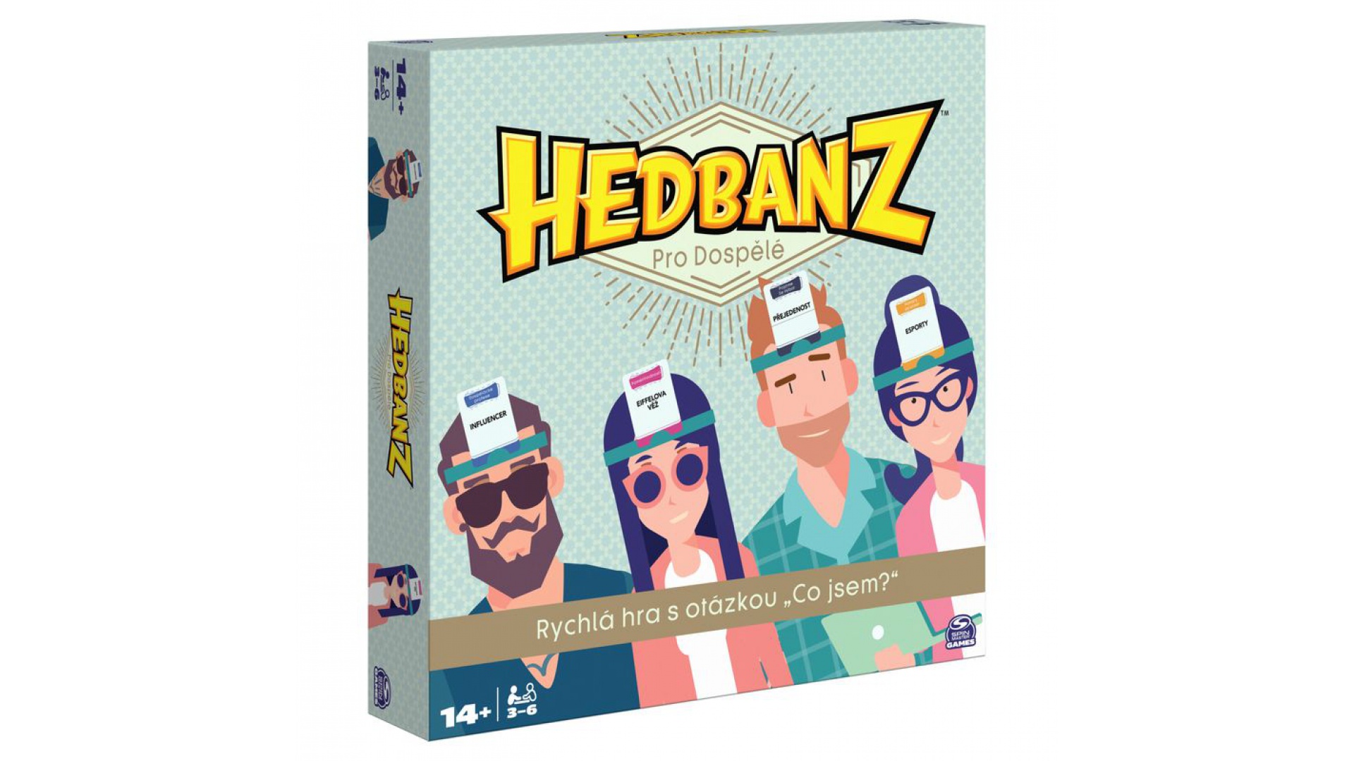 Spin Master Games Hedbanz Hra pro dospělejší - česká verze