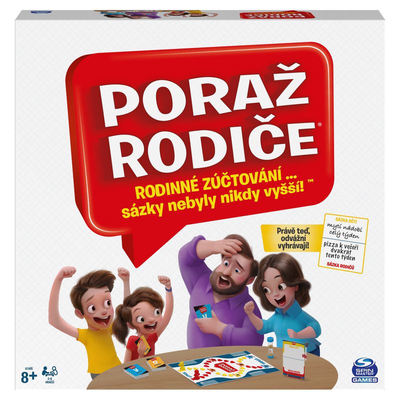Spin Master Games společenská hra Poraž rodiče - česká verze