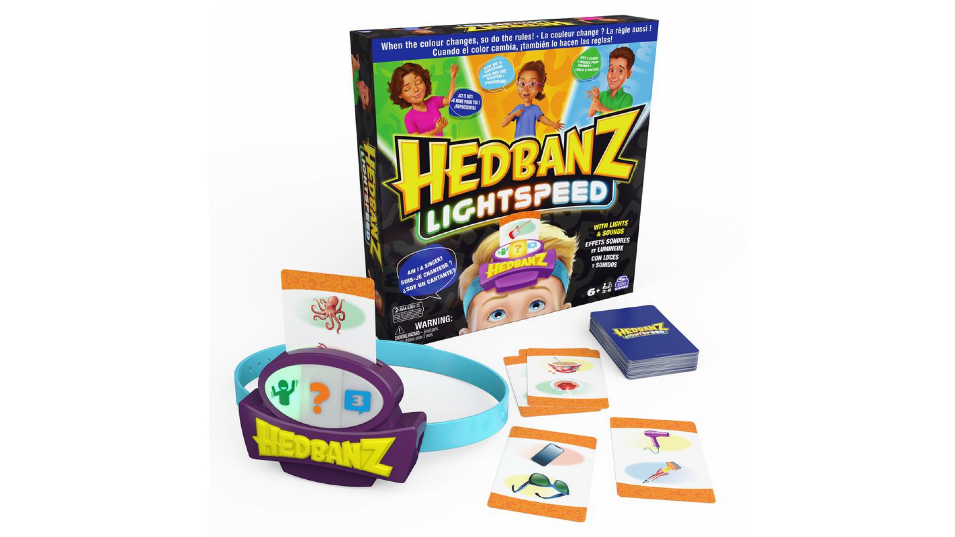 Spin Master Games Hedbanz Lightspeed