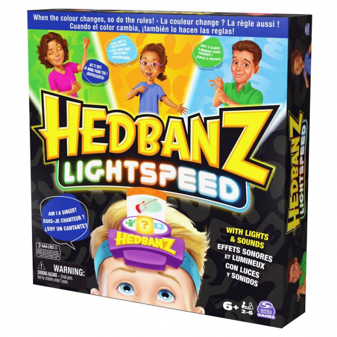 Spin Master Games Hedbanz Lightspeed