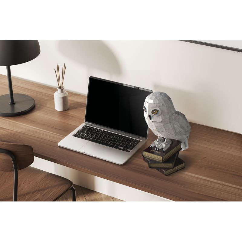 Harry Potter Hedwig-pussel på stativ 3D