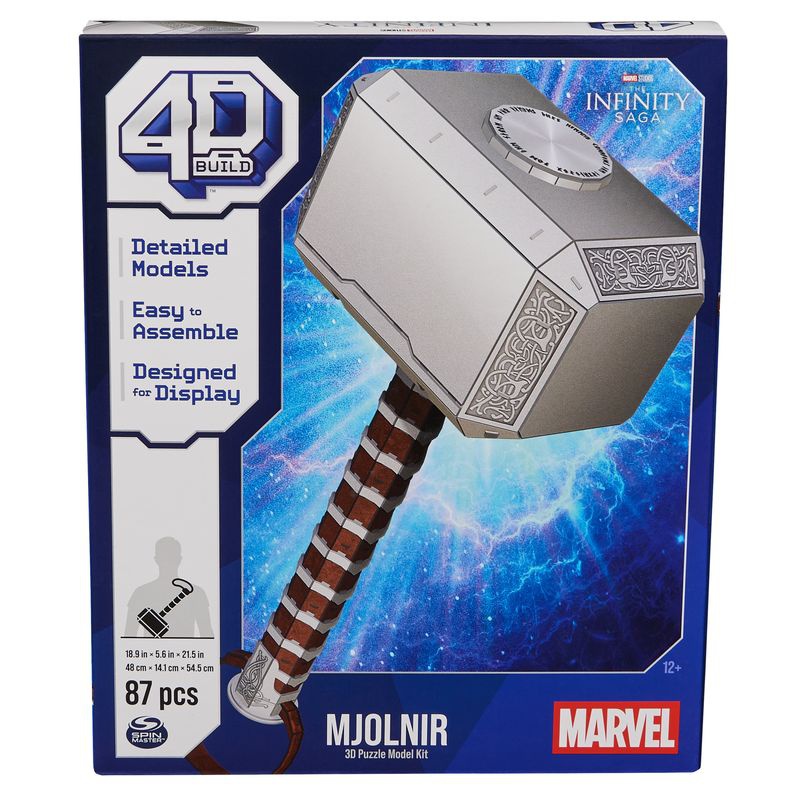 Puzzle Marvel Thorovo kladivo 3D