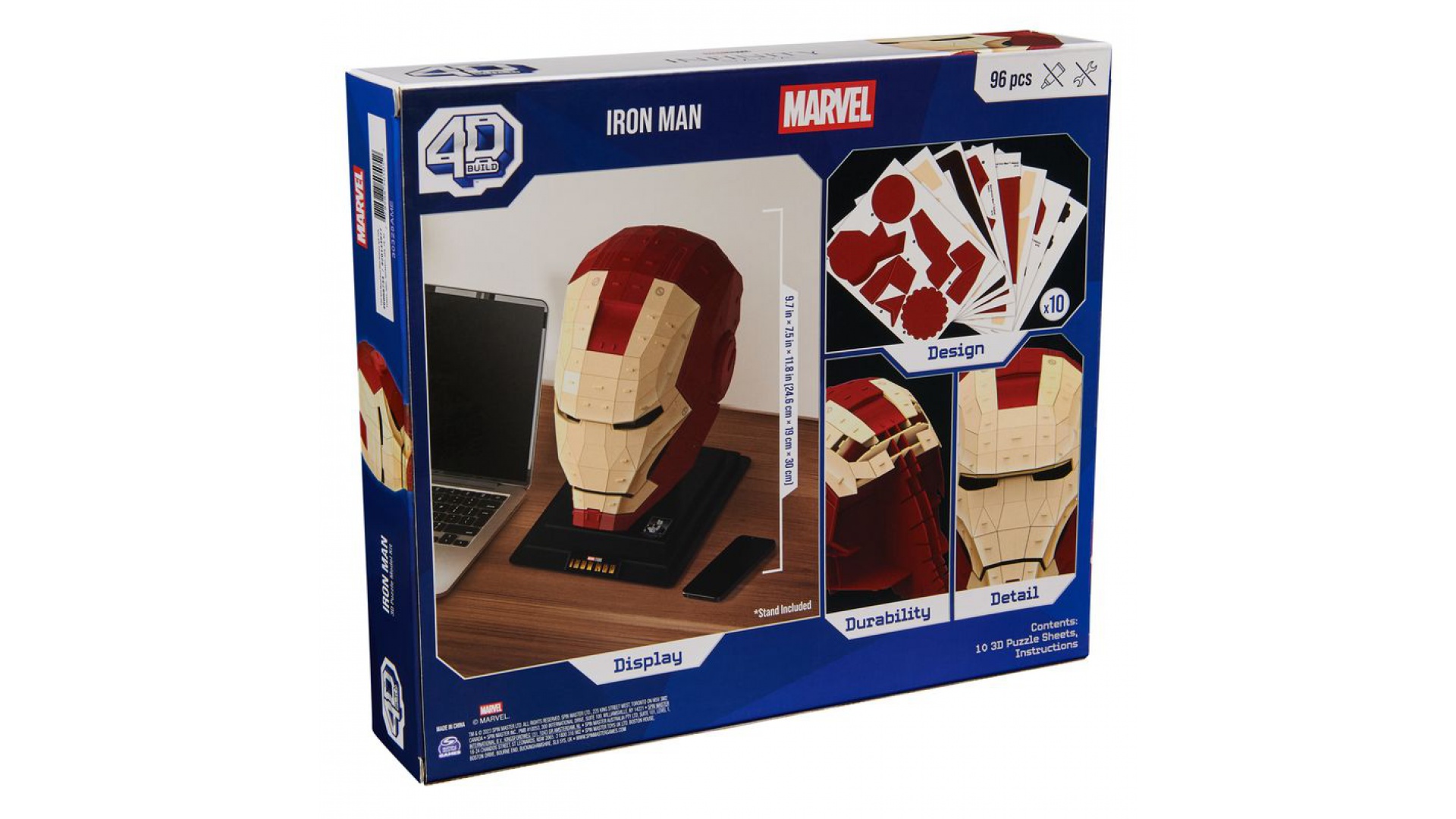 Levně Puzzle Marvel Iron Man helma 3D