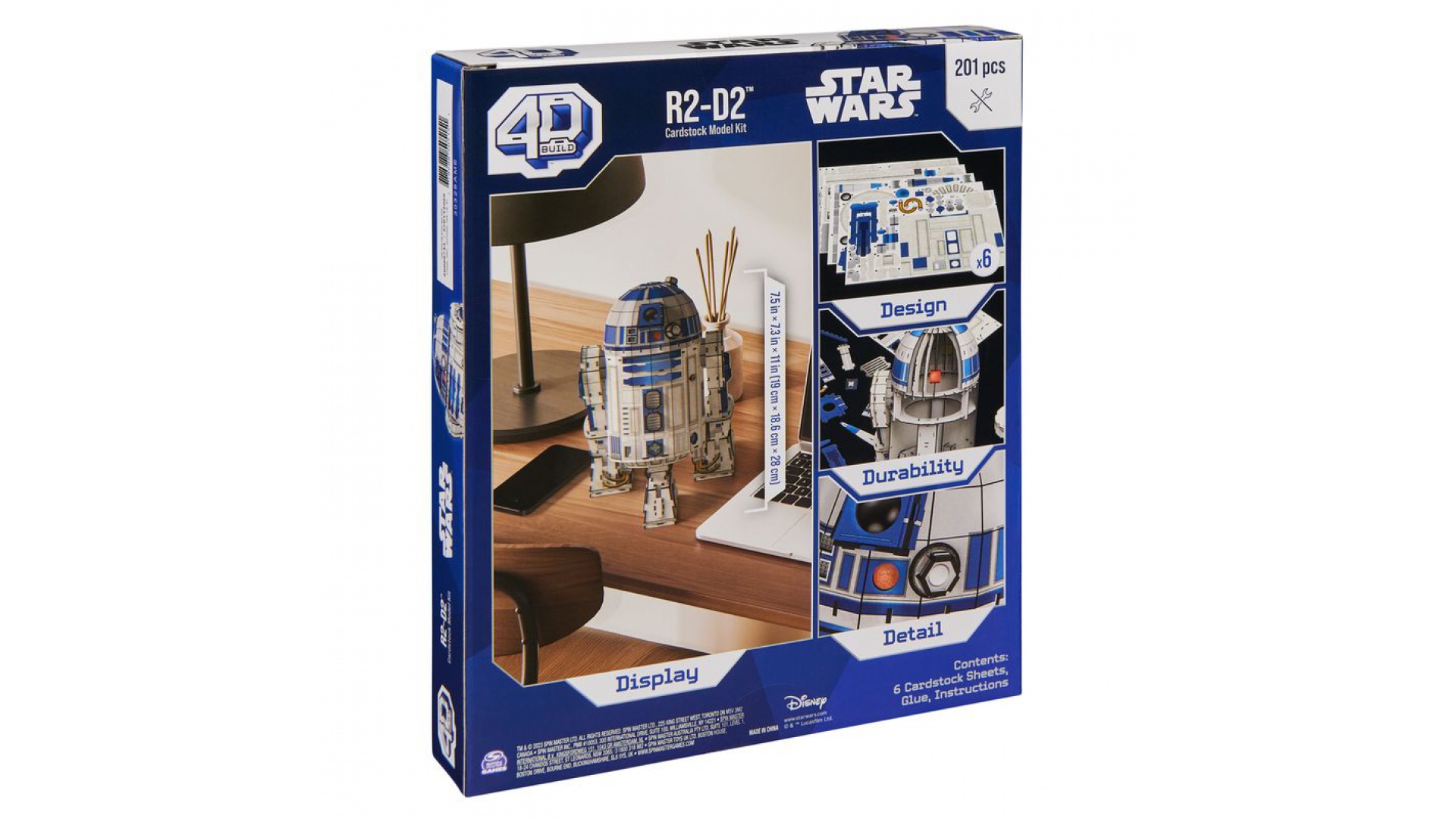 Levně Puzzle Star Wars robot R2-D2 3D