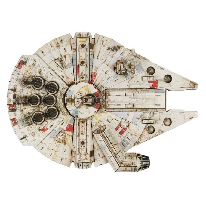 3D pussel Star Wars skepp Millenium Falcon