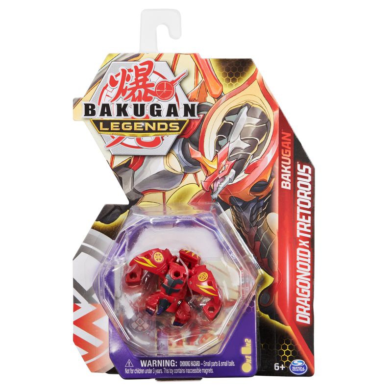 Bakugan základní bakugan S5 Dragonoid x Tretorous červený