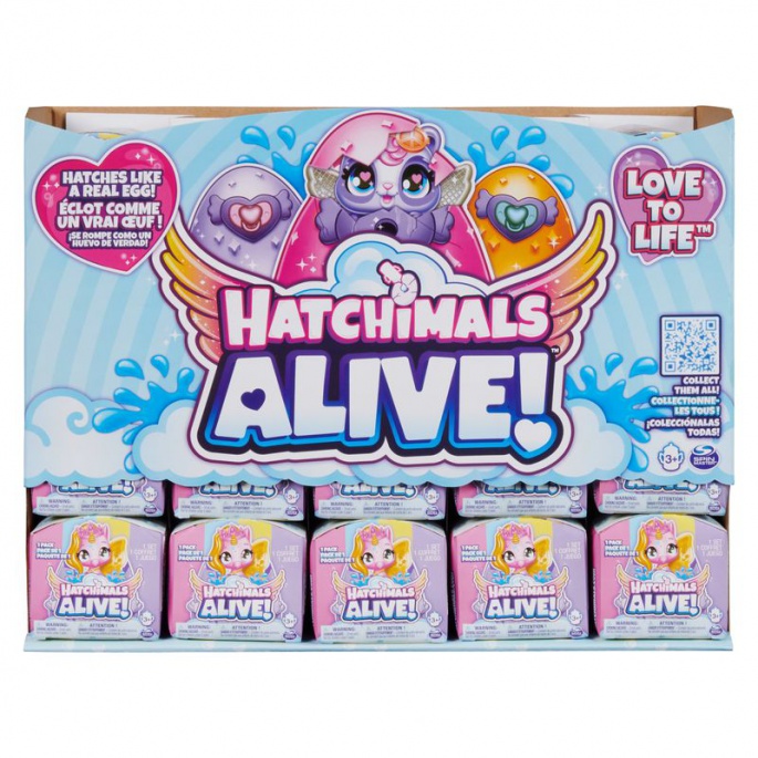 Hatchimals líhnoucí se zvířátka ve vodě 1 ks