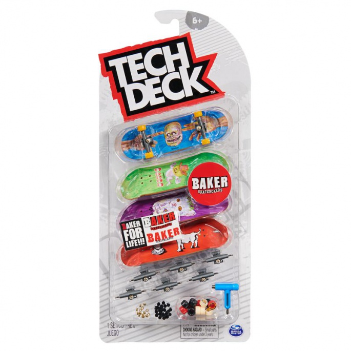 Tech Deck fingerboard fyrpaket Baker