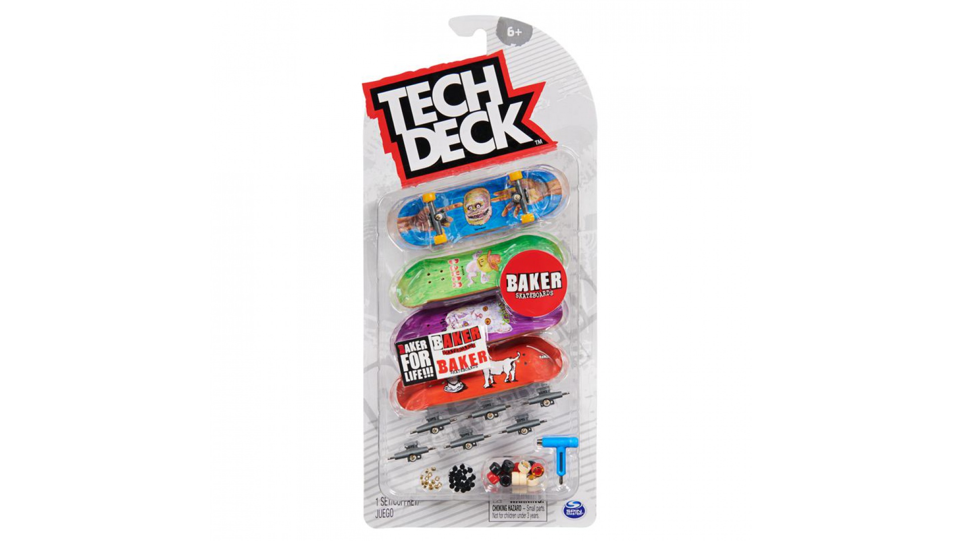 Tech Deck fingerboard štvorbalenie Baker