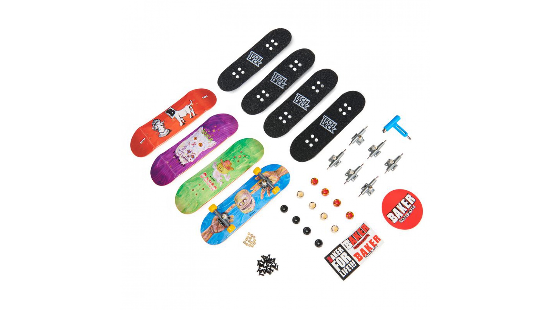 Tech Deck fingerboard štvorbalenie Baker