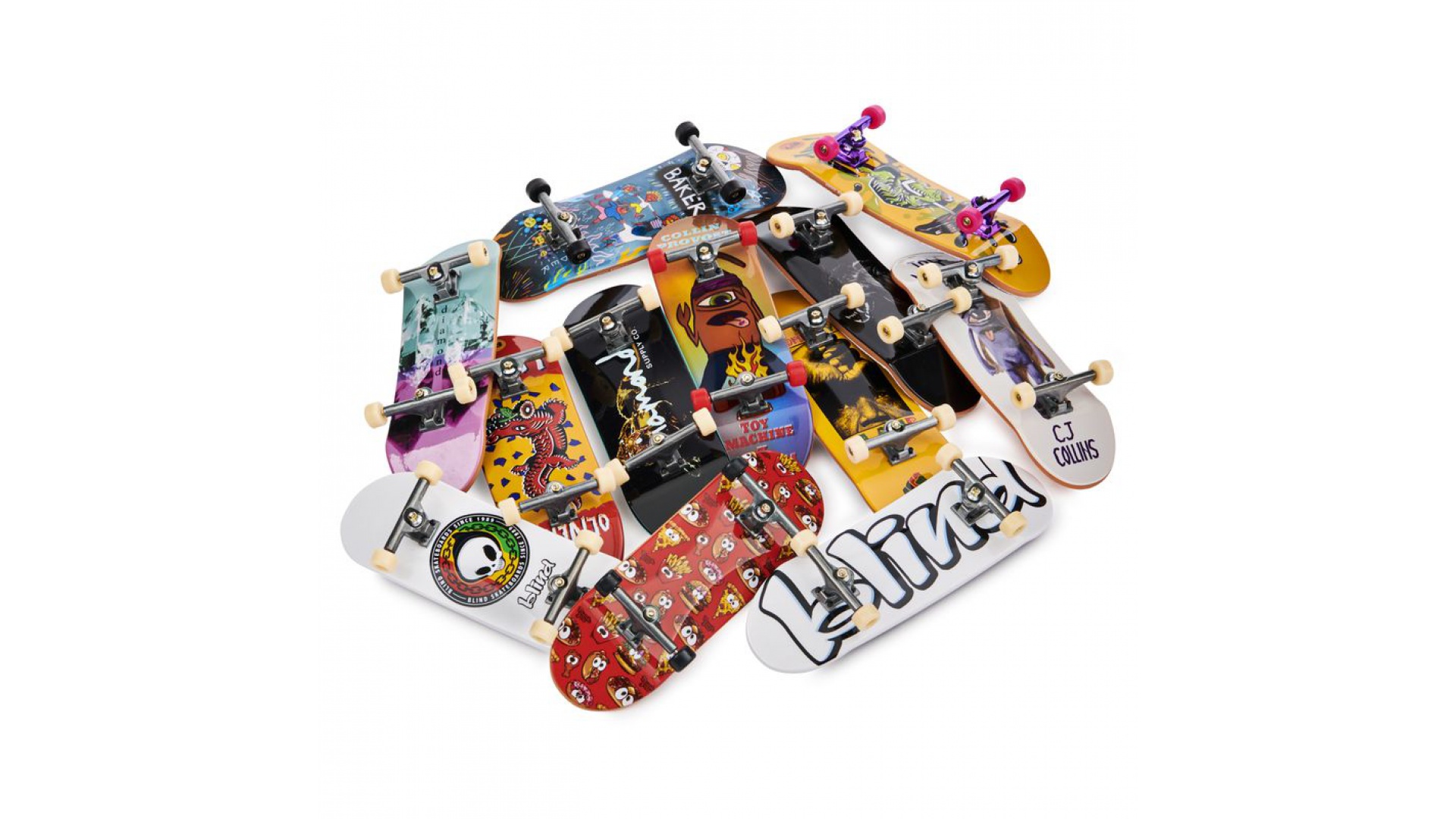 Tech Deck fingerboard štvorbalenie Baker
