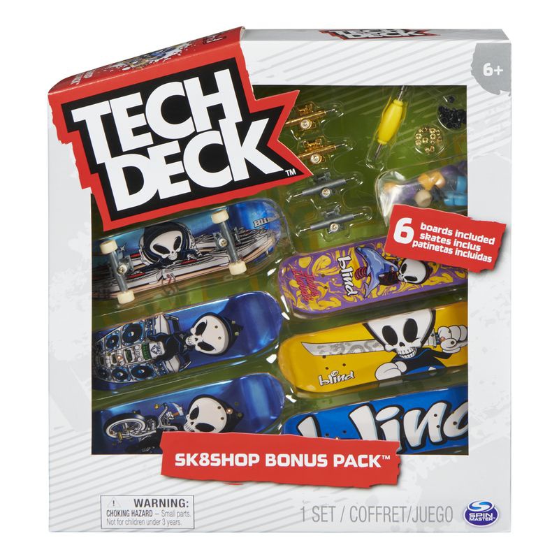 Tech Deck skateshop 6ks s příslušenstvím Blind