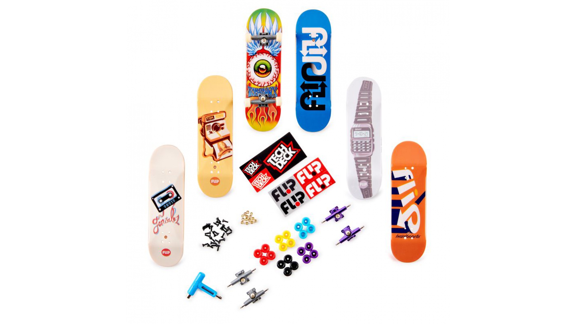 Tech Deck skateshop 6ks s príslušenstvom Flip