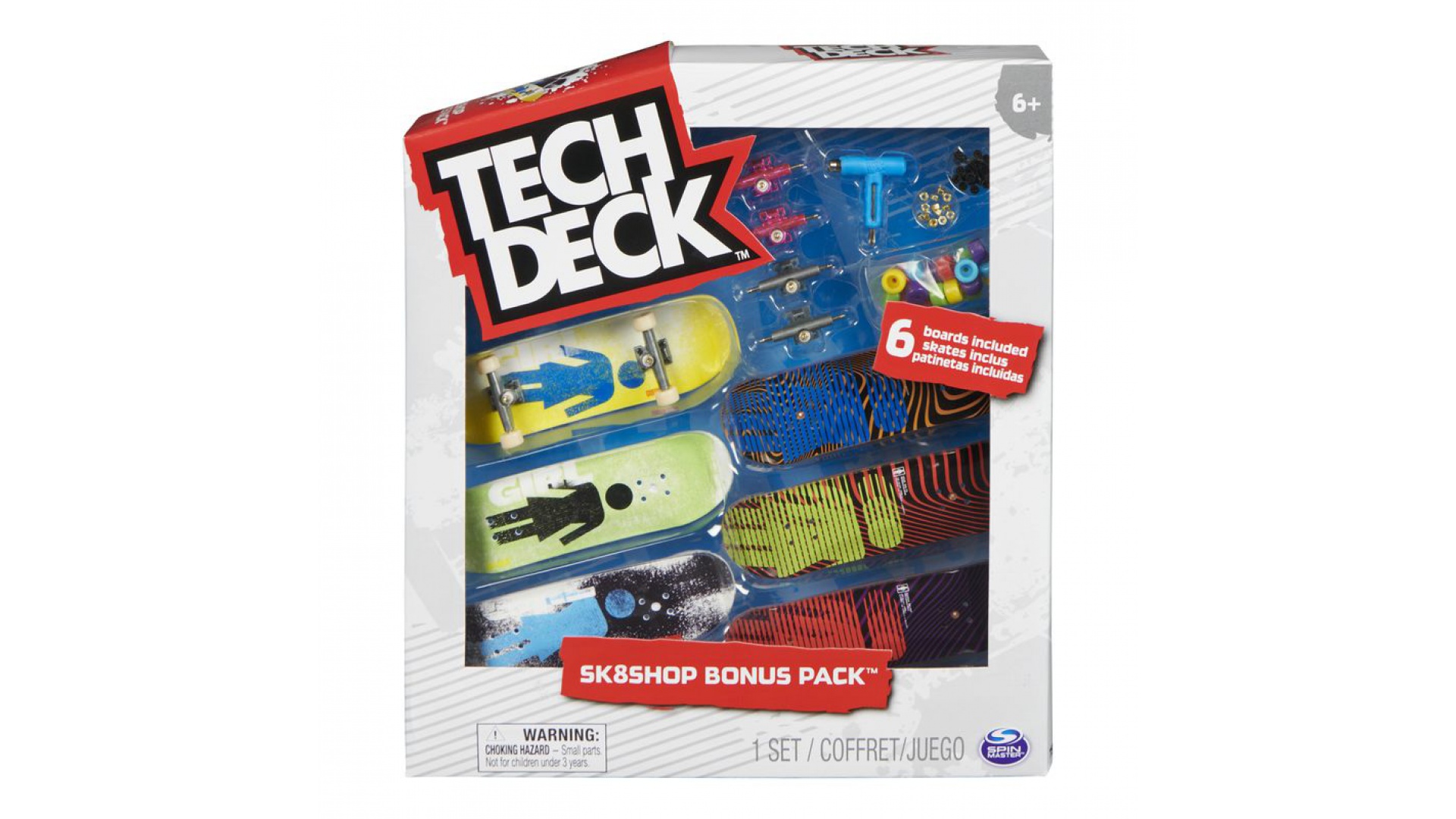 Tech Deck skateshop 6ks s príslušenstvom Girl